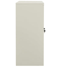 Büroschrank Hellgrau 90x40x90 cm Stahl