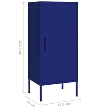 Lagerschrank Marineblau 42,5x35x101,5 cm Stahl