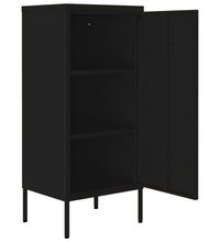 Lagerschrank Schwarz 42,5x35x101,5 cm Stahl