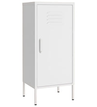Lagerschrank Weiß 42,5x35x101,5 cm Stahl
