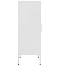 Lagerschrank Weiß 42,5x35x101,5 cm Stahl