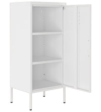 Lagerschrank Weiß 42,5x35x101,5 cm Stahl