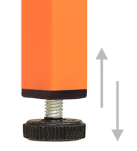 Nachttisch Orange 35x35x51 cm Stahl