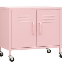 Lagerschrank Rosa 60x35x56 cm Stahl