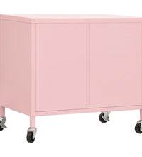 Lagerschrank Rosa 60x35x56 cm Stahl