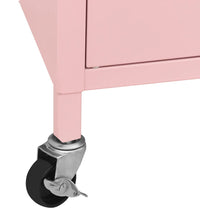 Lagerschrank Rosa 60x35x56 cm Stahl