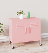 Lagerschrank Rosa 60x35x56 cm Stahl