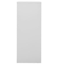 Büroschrank Hellgrau 90x40x102 cm Stahl