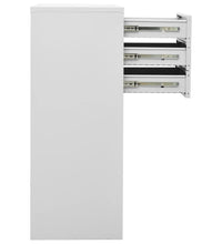 Büroschrank Hellgrau 90x40x102 cm Stahl