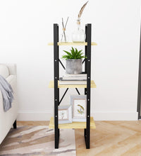 Bücherregal 3 Böden 40x30x105 cm Massivholz Kiefer