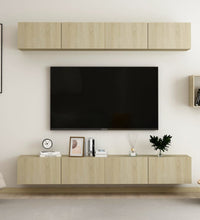 TV-Schränke 4 Stk. Sonoma-Eiche 100x30x30 cm Holzwerkstoff