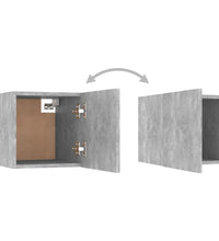 6-tlg. TV-Schrank-Set Betongrau Holzwerkstoff