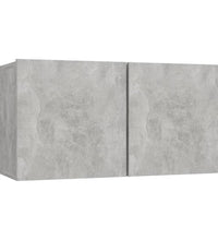 6-tlg. TV-Schrank-Set Betongrau Holzwerkstoff