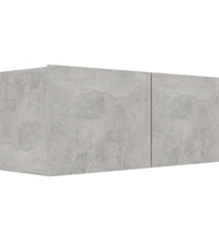 6-tlg. TV-Schrank-Set Betongrau Holzwerkstoff