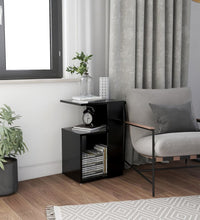 Beistelltisch Schwarz 36x30x56 cm Holzwerkstoff