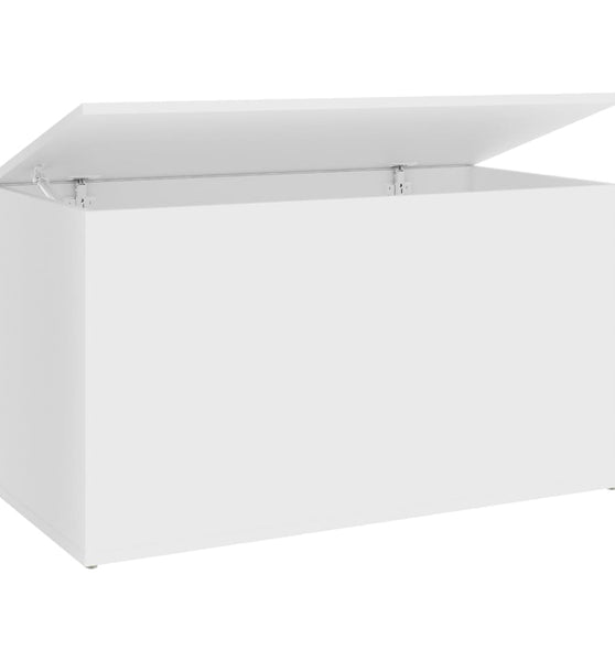 Aufbewahrungstruhe Weiß 84x42x46 cm Holzwerkstoff