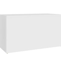 Aufbewahrungstruhe Weiß 84x42x46 cm Holzwerkstoff