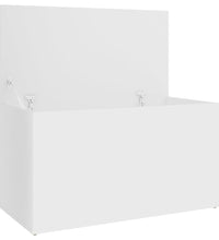 Aufbewahrungstruhe Weiß 84x42x46 cm Holzwerkstoff