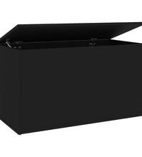 Aufbewahrungstruhe Schwarz 84x42x46 cm Holzwerkstoff
