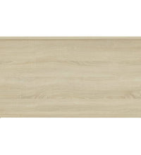 Aufbewahrungstruhe Sonoma-Eiche 84x42x46 cm Holzwerkstoff