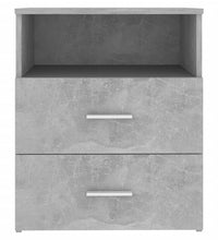 Nachttisch Betongrau 50x32x60 cm