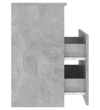 Nachttisch Betongrau 50x32x60 cm