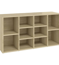 Schuhbank Sonoma-Eiche 103x30x54,5 cm Holzwerkstoff