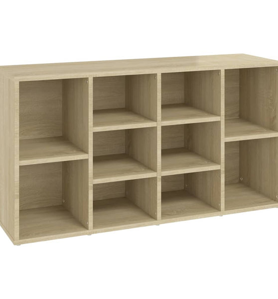 Schuhbank Sonoma-Eiche 103x30x54,5 cm Holzwerkstoff