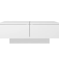 Couchtisch Weiß 90x60x31 cm Holzwerkstoff