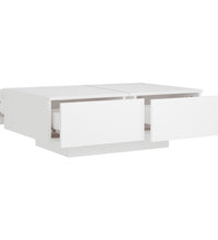 Couchtisch Weiß 90x60x31 cm Holzwerkstoff