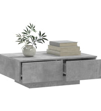 Couchtisch Betongrau 90x60x31 cm Holzwerkstoff