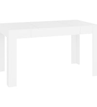 Esstisch Weiß 140x74,5x76 cm Holzwerkstoff