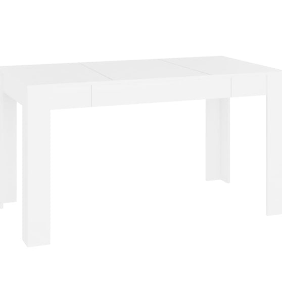 Esstisch Weiß 140x74,5x76 cm Holzwerkstoff
