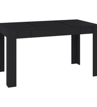 Esstisch Schwarz 140x74,5x76 cm Holzwerkstoff