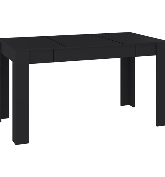 Esstisch Schwarz 140x74,5x76 cm Holzwerkstoff