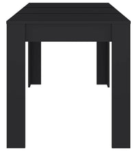 Esstisch Schwarz 140x74,5x76 cm Holzwerkstoff