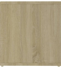 TV-Schränke 2 Stk. Weiß Sonoma-Eiche 72x35x36,5cm Holzwerkstoff