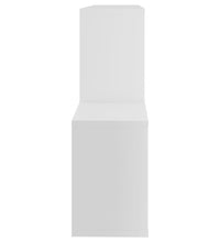 Wandregal Weiß 100x18x53 cm Holzwerkstoff