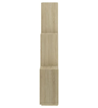 Würfelregal Sonoma-Eiche 78x15x93 cm Holzwerkstoff