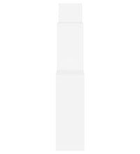 Würfelregal Weiß 80x15x78,5 cm Holzwerkstoff