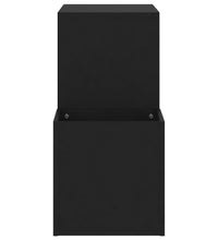 Flur-Schuhschrank Schwarz 105x35,5x70 cm Holzwerkstoff