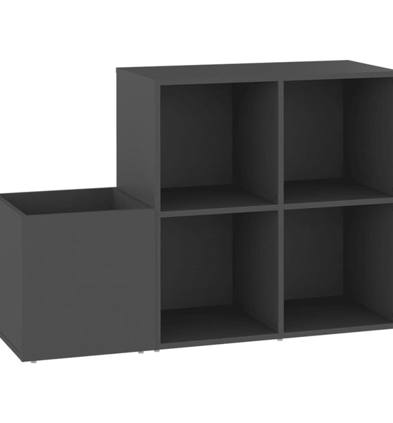 Flur-Schuhschrank Grau 105x35,5x70 cm Holzwerkstoff