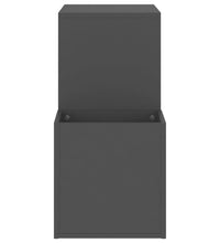 Flur-Schuhschrank Grau 105x35,5x70 cm Holzwerkstoff