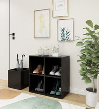 Flur-Schuhschrank Grau 105x35,5x70 cm Holzwerkstoff