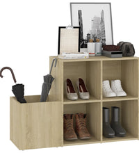 Flur-Schuhschrank Sonoma Eiche 105x35,5x70 cm Holzwerkstoff