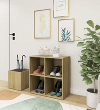 Flur-Schuhschrank Sonoma Eiche 105x35,5x70 cm Holzwerkstoff