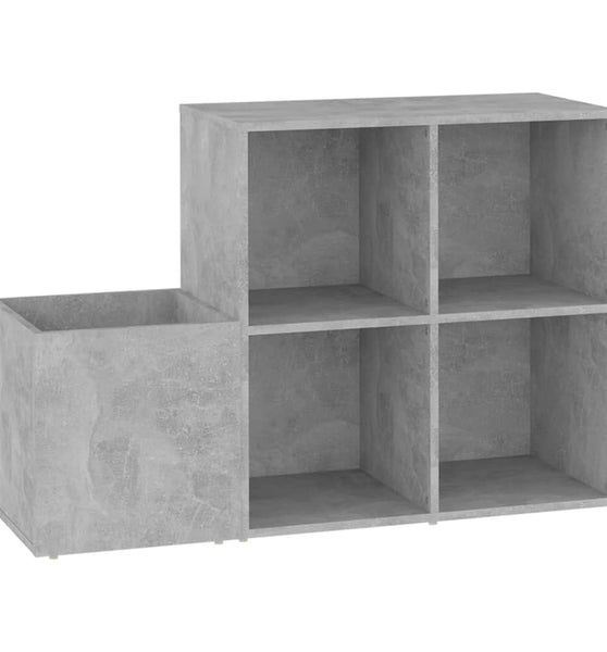 Flur-Schuhschrank Betongrau 105x35,5x70 cm Holzwerkstoff