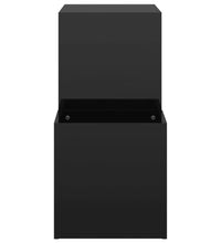 Flur-Schuhschrank Hochglanz-Schwarz 105x35,5x70cm Holzwerkstoff