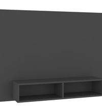 TV-Wandschrank Grau 120x23,5x90 cm Holzwerkstoff