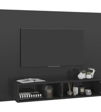 TV-Wandschrank Hochglanz-Grau 120x23,5x90 cm Holzwerkstoff